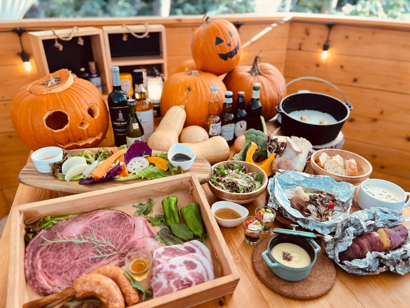 『 THE FIVE RIVERS FINE GLAMPING 群馬 白沢』で秋を堪能！旬な食材を使用した秋限定ディナーを9/28より開催