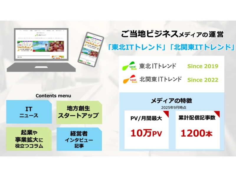 「北関東ITトレンド」の提携配信先に「グノシー」「ニュースライト」「auサービスToday」が追加! さらに幅広い層に向けて地域のビジネスニュースを発信へ