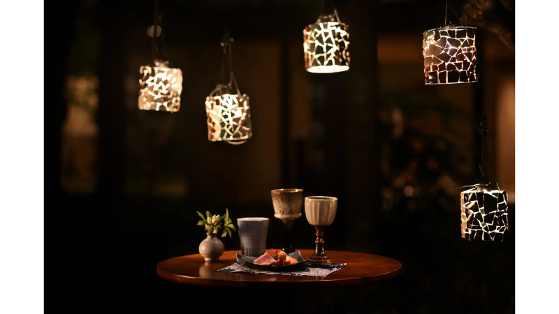 【界 鬼怒川】廃棄される益子焼の陶片が光のアートに！冬季限定のライトアップが12月1日から開催