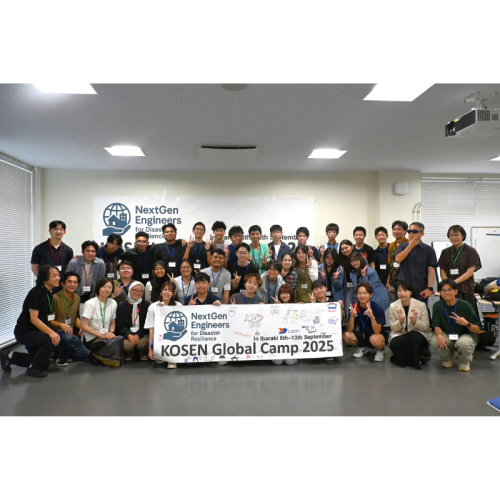 茨城工業高等専門学校が、海外の学生らと防災について議論! 国際グローバルキャンプ「KOSEN Global Camp 2025」を開催