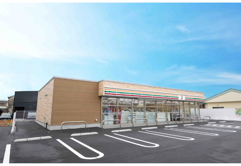セブン-イレブン、栃木県産木材を100％使用した「地産・地消」の木造店舗を栃木県宇都宮市にオープン