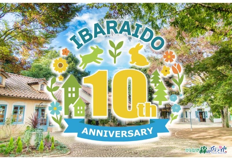 茨城県の体験型パーク「こもれび森のイバライド」がリニューアル10周年記念イベントを展開